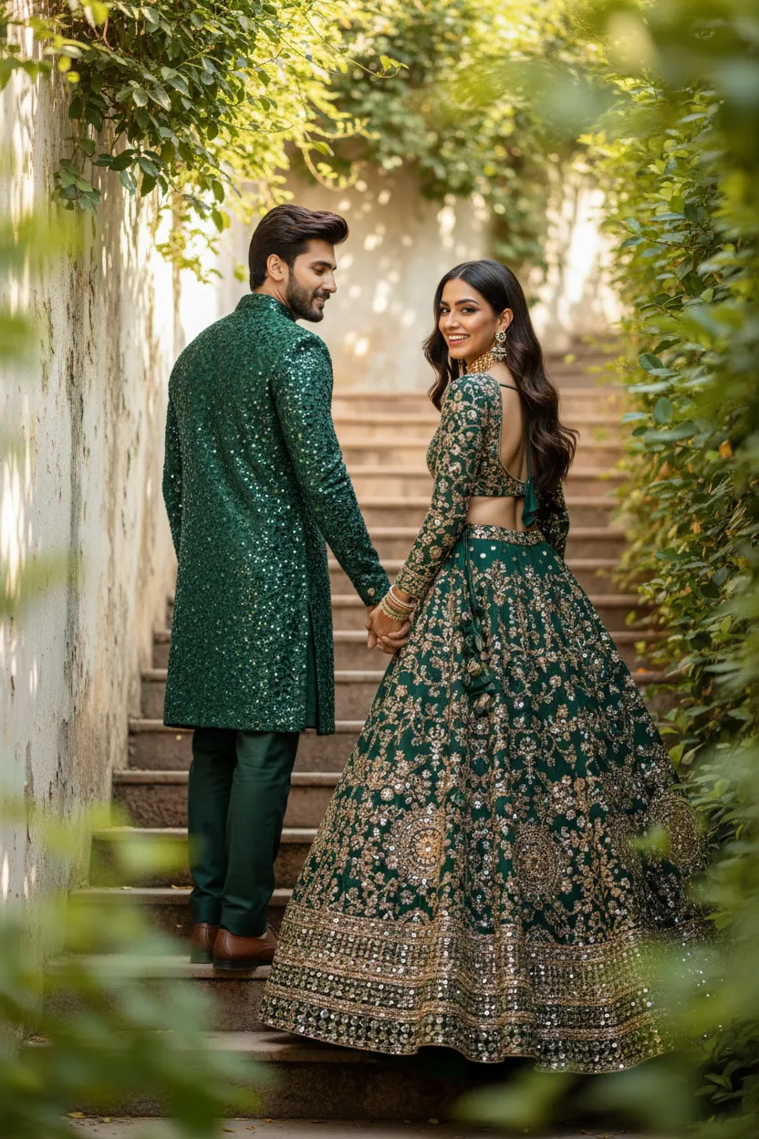 cinematic editorial couple portrait - Ai Prompt